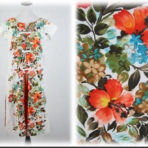 1960s Hawaiian Dress Hawaiian Casuals by Stan Hicks boho chic vintage size 4